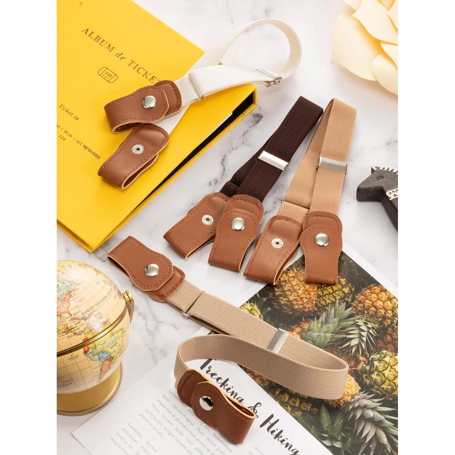 Cinturones Elásticos Sin Hebilla Syhood 9 Piezas Niños