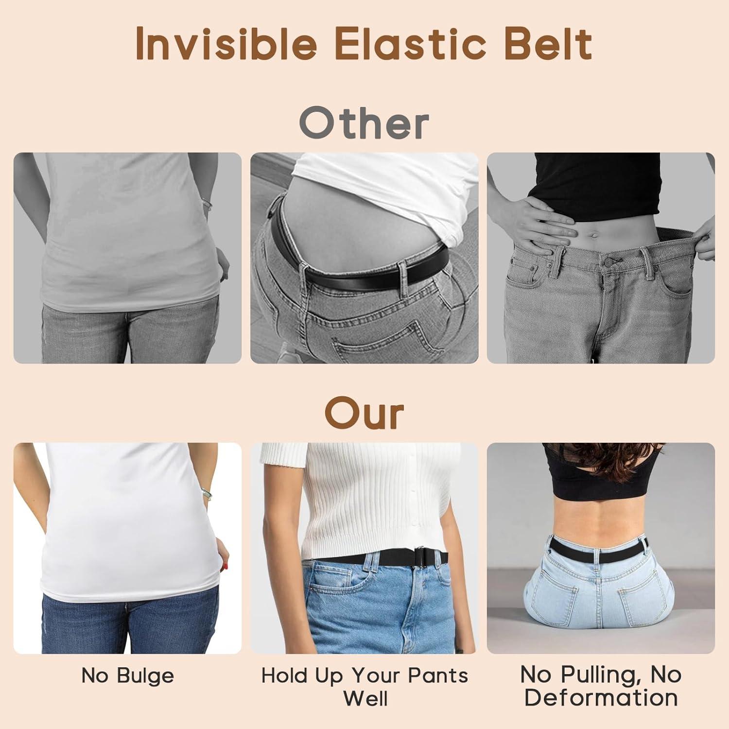 Cinturón Elástico Invisible Sightor para Mujeres - Ajustable 100 cm