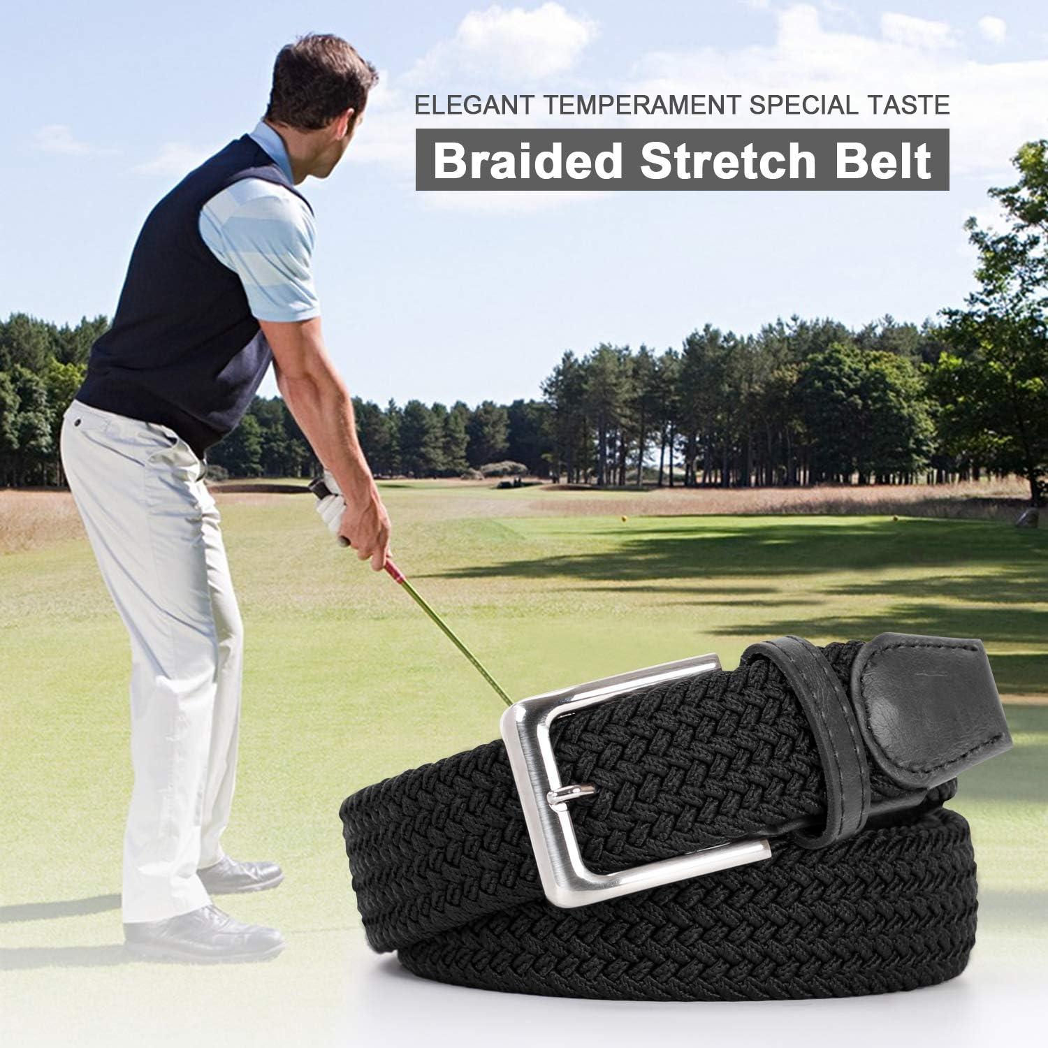 Cinturón Elástico Trenzado JASGOOD Unisex para Pantalones