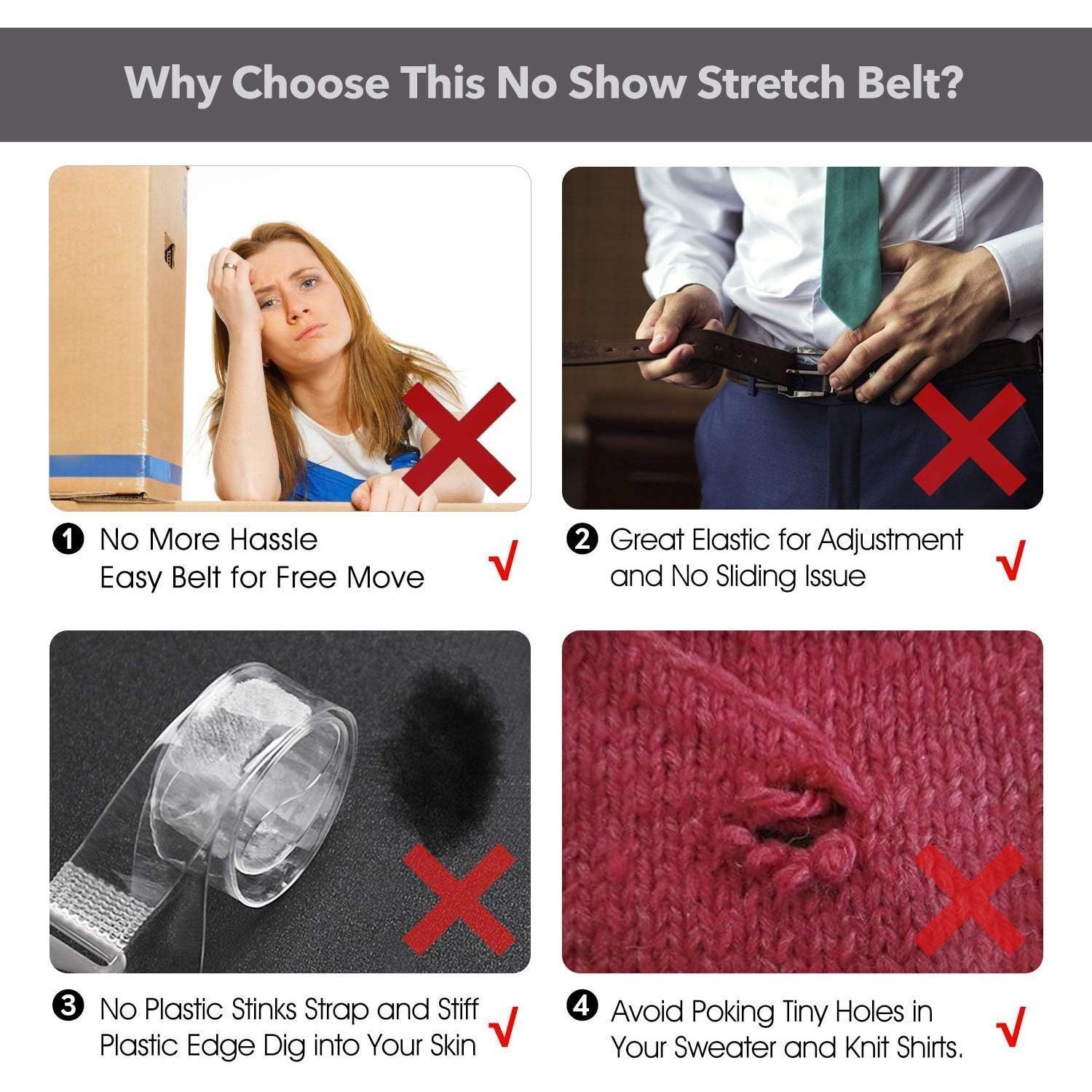 Cinturón Elástico Ajustable JASGOOD para Mujeres - Hebilla Vintage