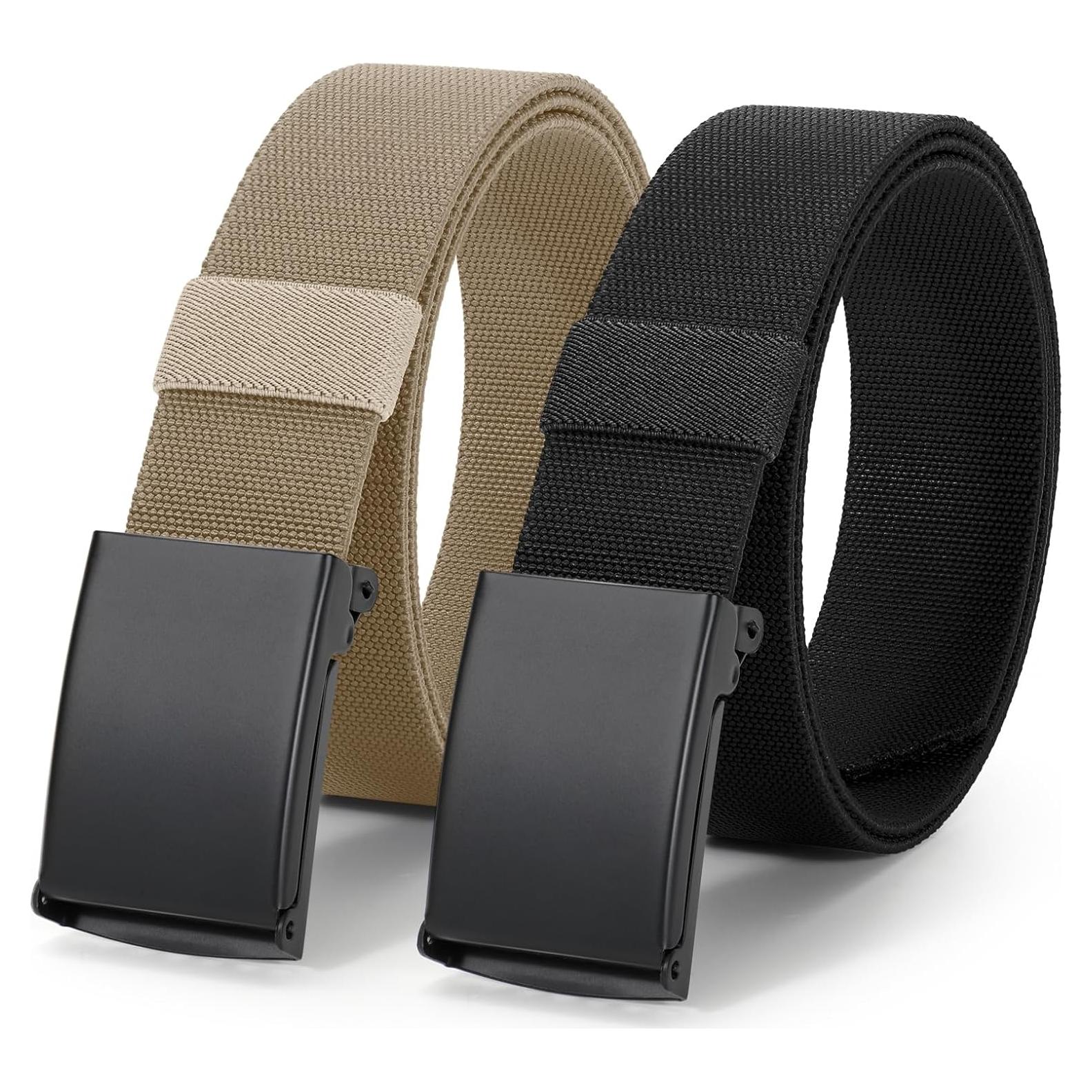 Cinturón Elástico JASGOOD para Hombres - Ajustable hasta 94 cm