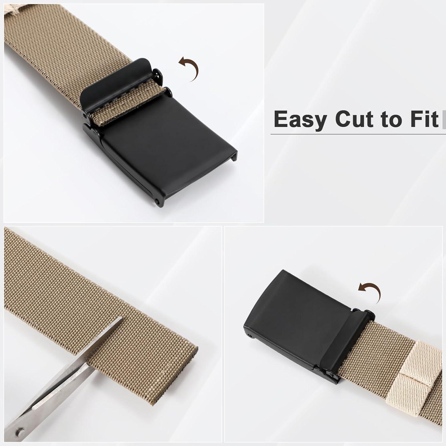 Cinturón Elástico JASGOOD para Hombres - Ajustable hasta 94 cm