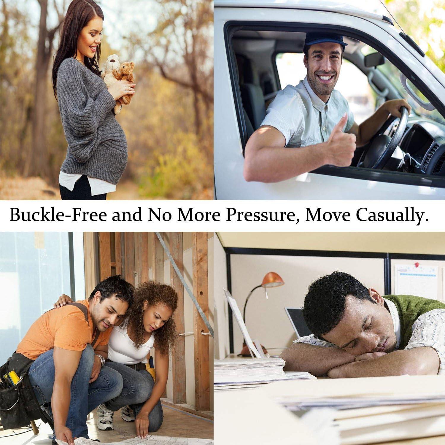 Cinturón Elástico Sin Hebilla Werforu para Hombres 3.5cm