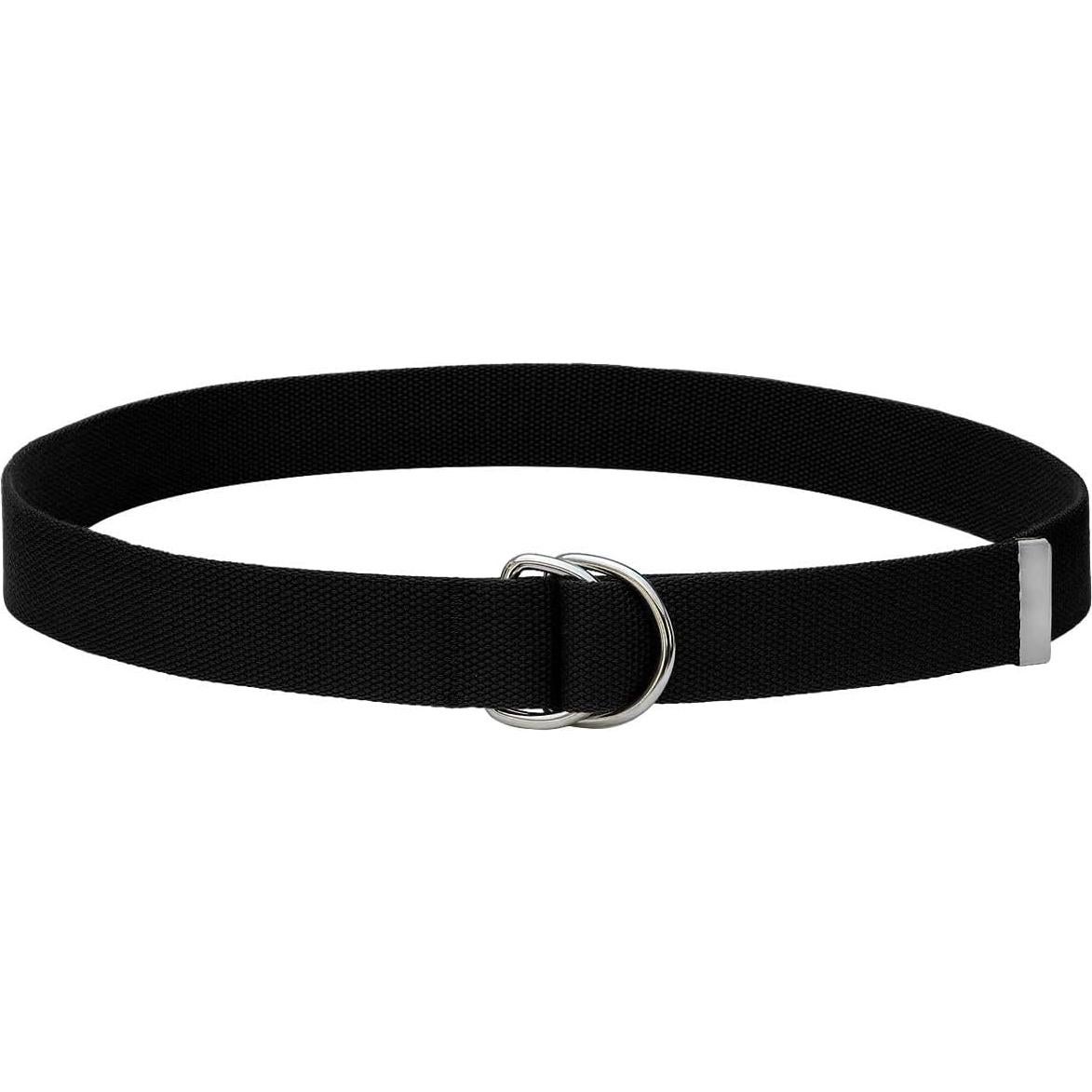 Cinturón de lona Falari con hebilla D para hombres y mujeres 3.81 cm