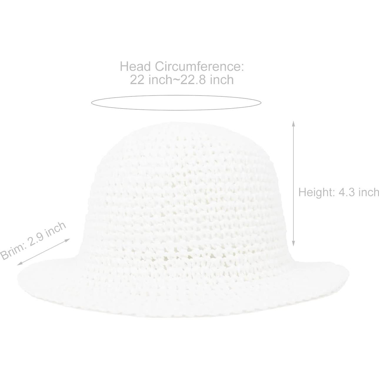 Sombrero de paja floppy KDWAVE UPF 50% para verano