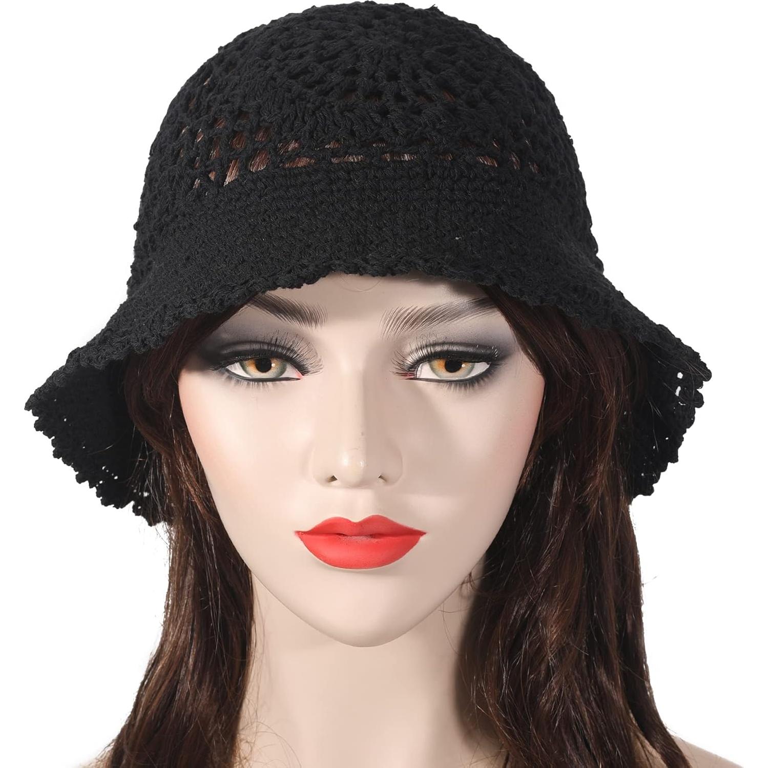 Sombrero de Cubo de Algodón ZLYC para Mujeres Floral Verano