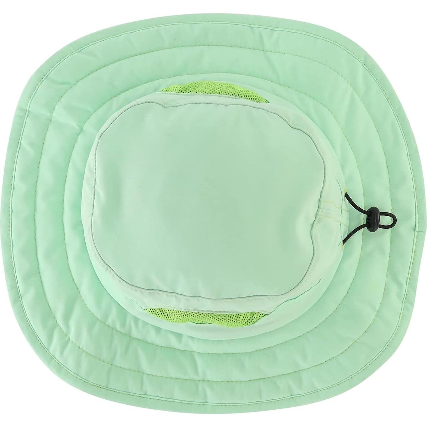 Sombrero de Sol Connectyle Niños UPF 50+ Plegable Verde Menta
