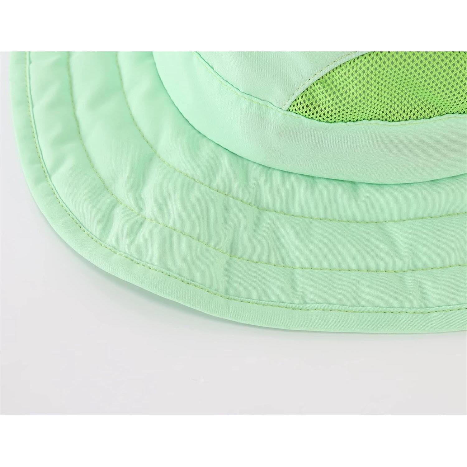 Sombrero de Sol Connectyle Niños UPF 50+ Plegable Verde Menta