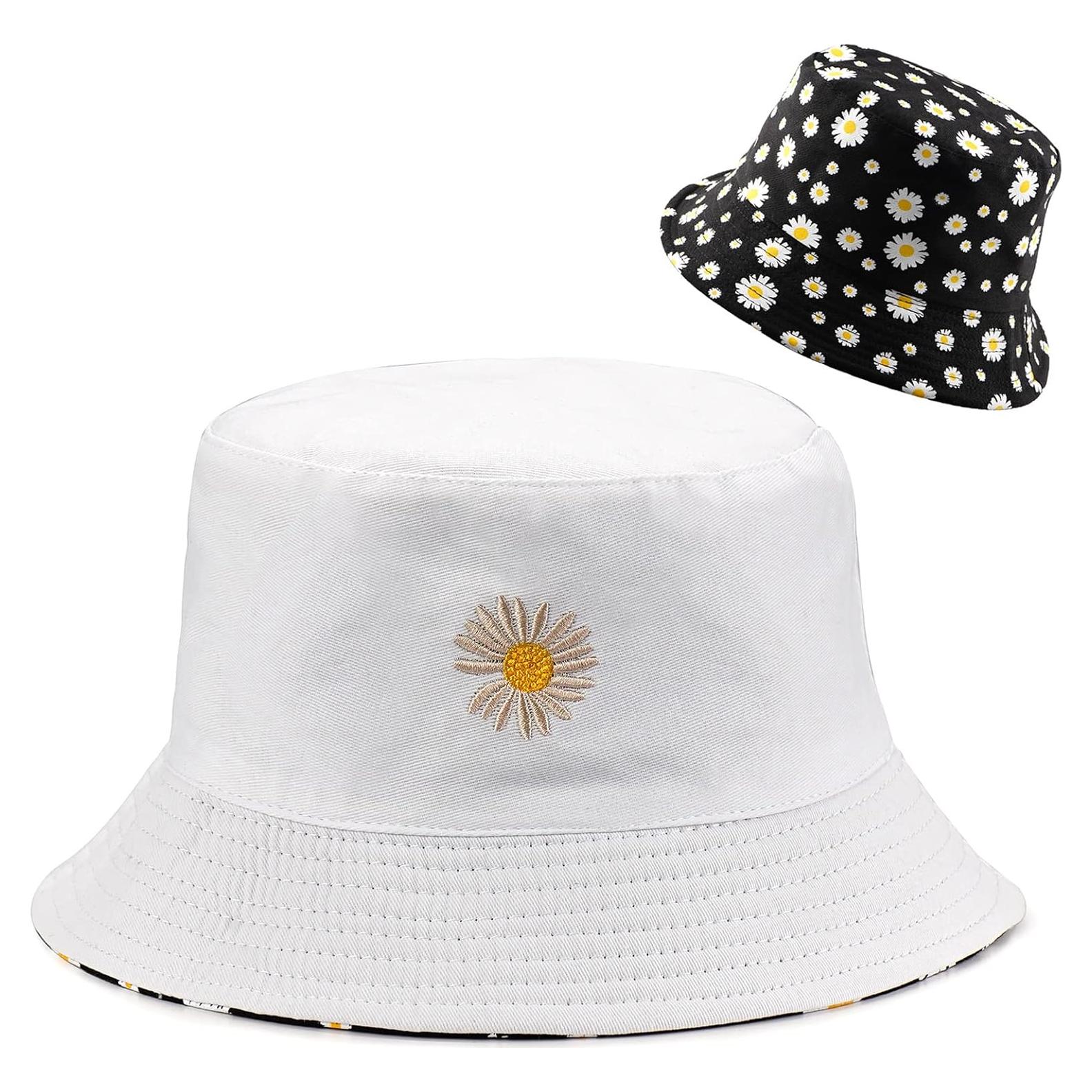 Sombrero de Cubo de Algodón Taidor Unisex Talla Única Blanco