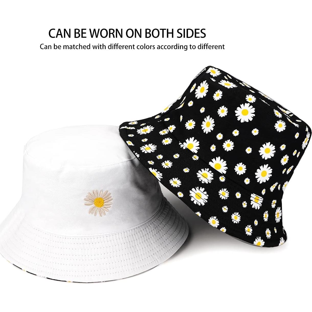 Sombrero de Cubo de Algodón Taidor Unisex Talla Única Blanco