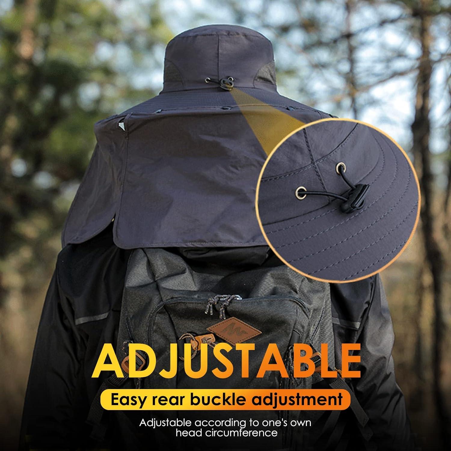 Sombrero de Pesca DOCVIT Impermeable UV UPF50+ con Solapa