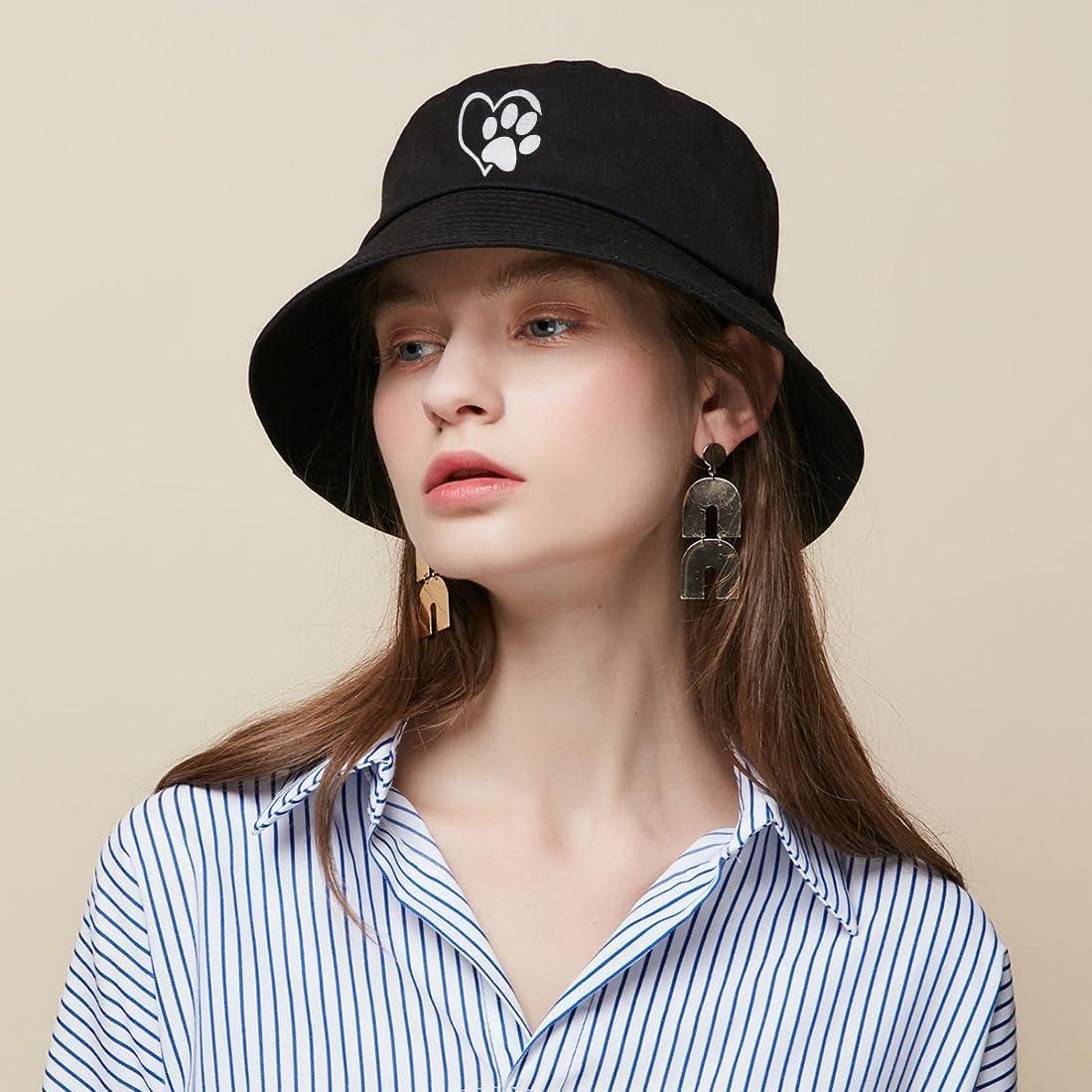 Sombrero de Cubo Plegable Malaxlx Unisex Protección Solar UPF 50+