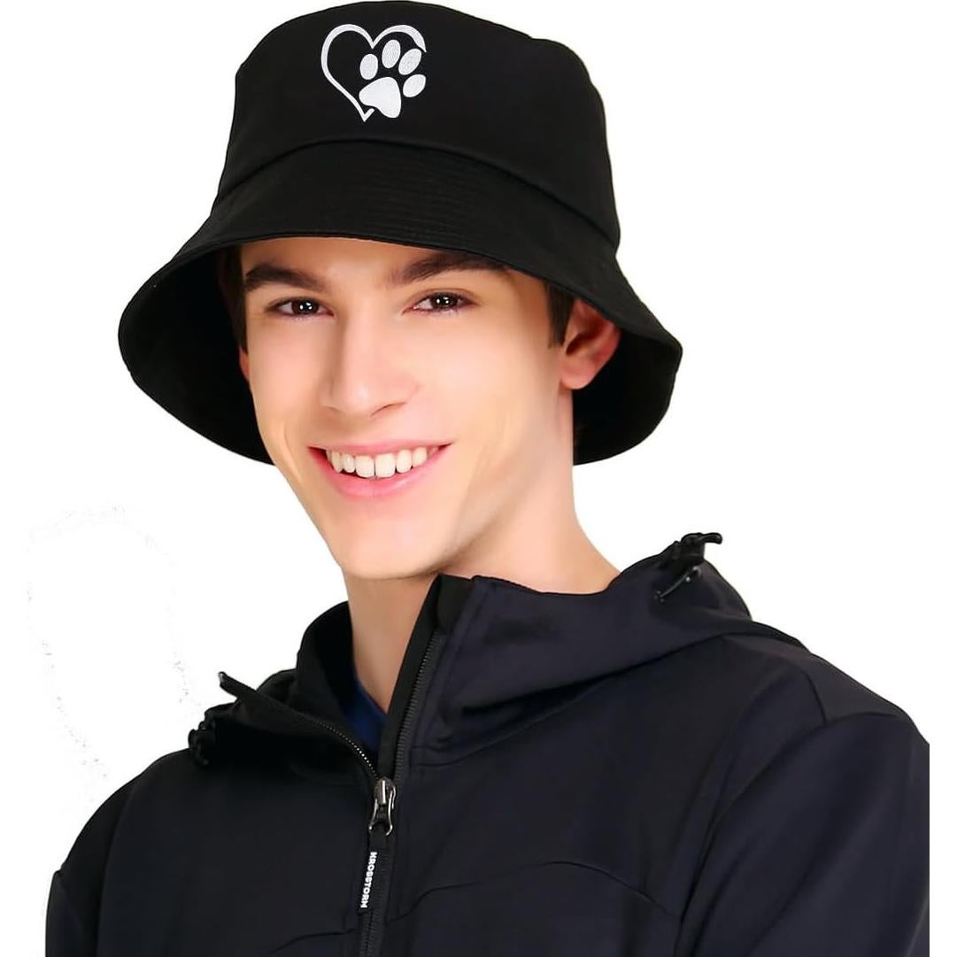 Sombrero de Cubo Plegable Malaxlx Unisex Protección Solar UPF 50+