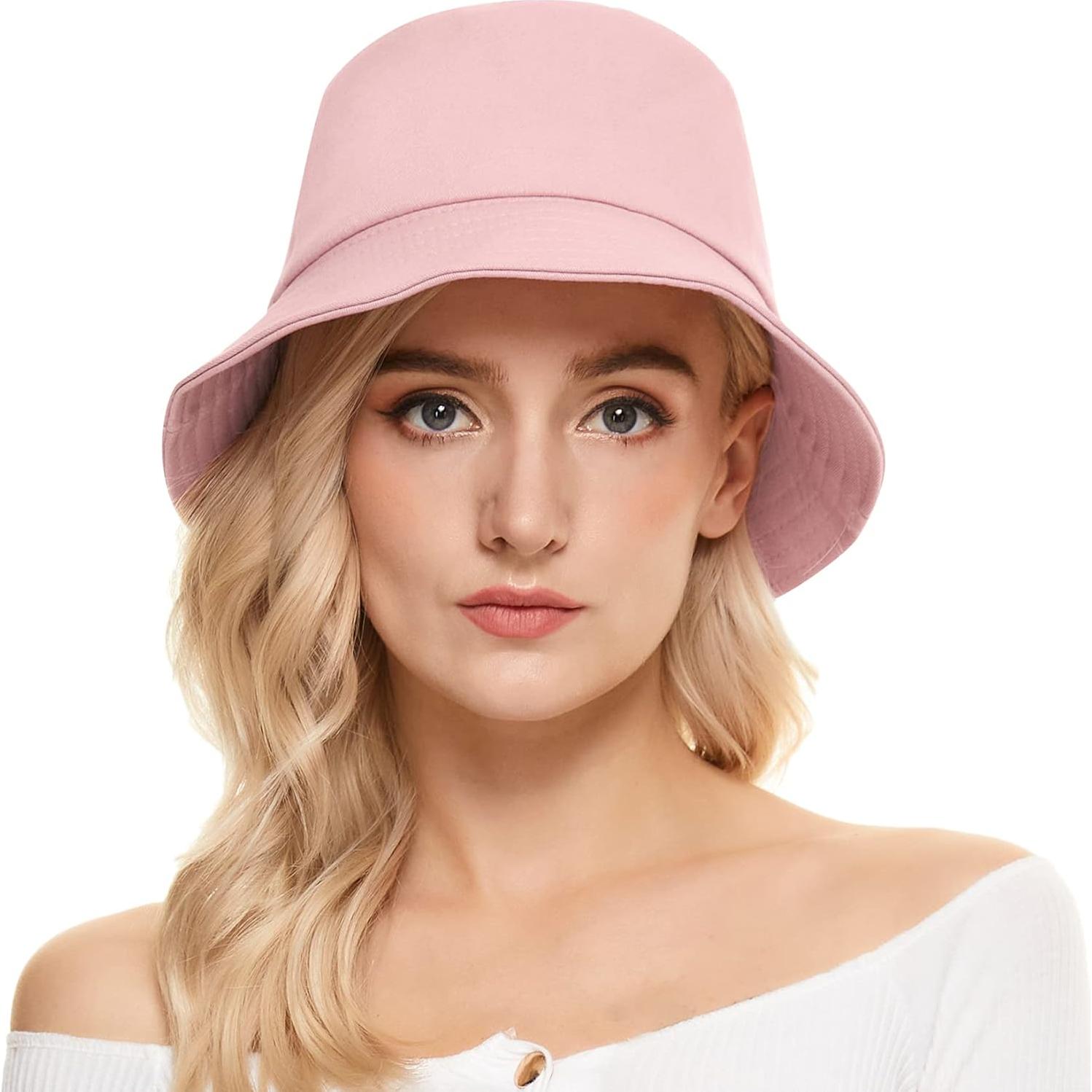 Sombrero de Cubo Durio para Mujeres Talla Única Rosa Verano