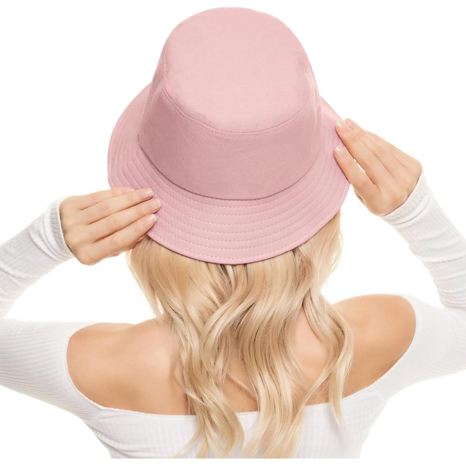 Sombrero de Cubo Durio para Mujeres Talla Única Rosa Verano