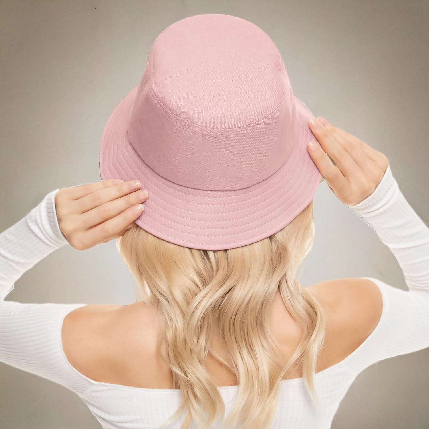 Sombrero de Cubo Durio para Mujeres Talla Única Rosa Verano