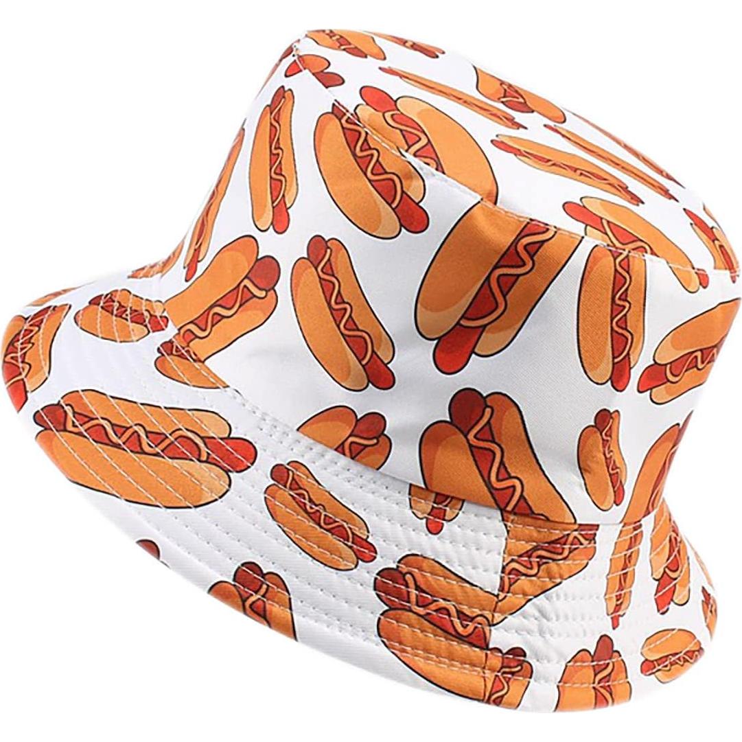 Sombrero de Cubo Reversible BEARUN Unisex Algodón 56-58cm