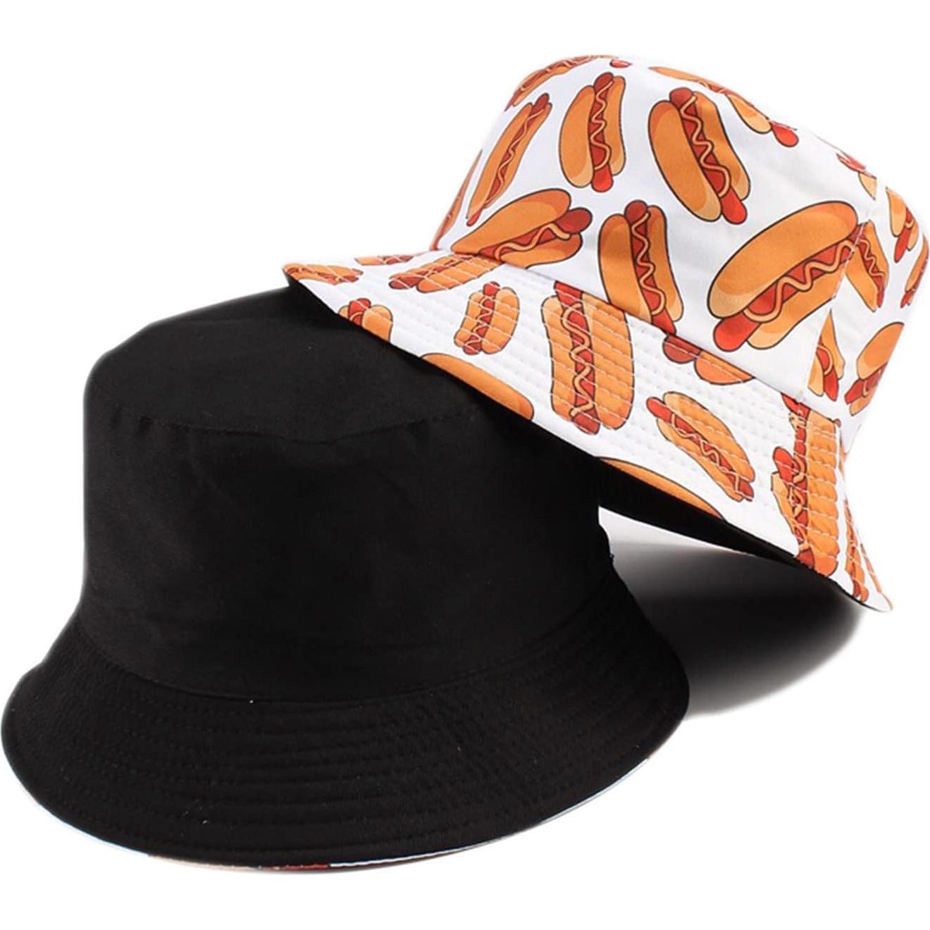 Sombrero de Cubo Reversible BEARUN Unisex Algodón 56-58cm