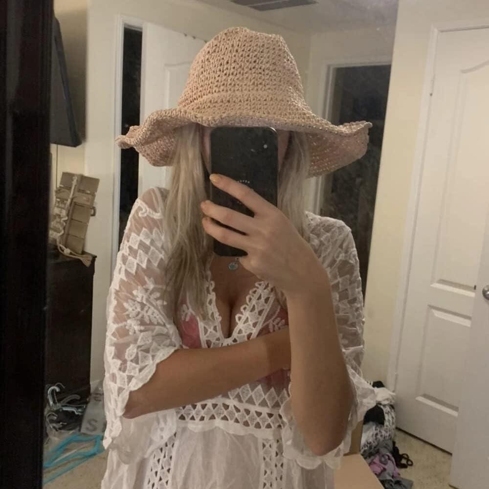 Sombrero de Playa Plegable para Mujeres - UPF50+ - Talla Única