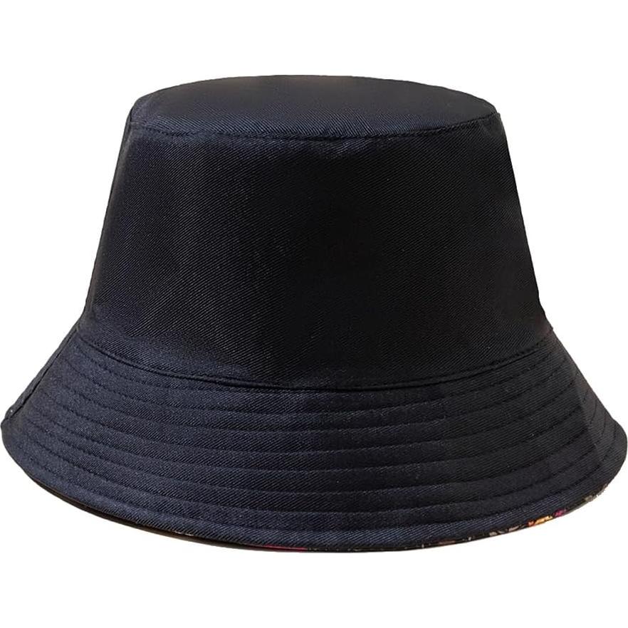 Sombrero de Cubo Reversible Quanhaigou Unisex Algodón