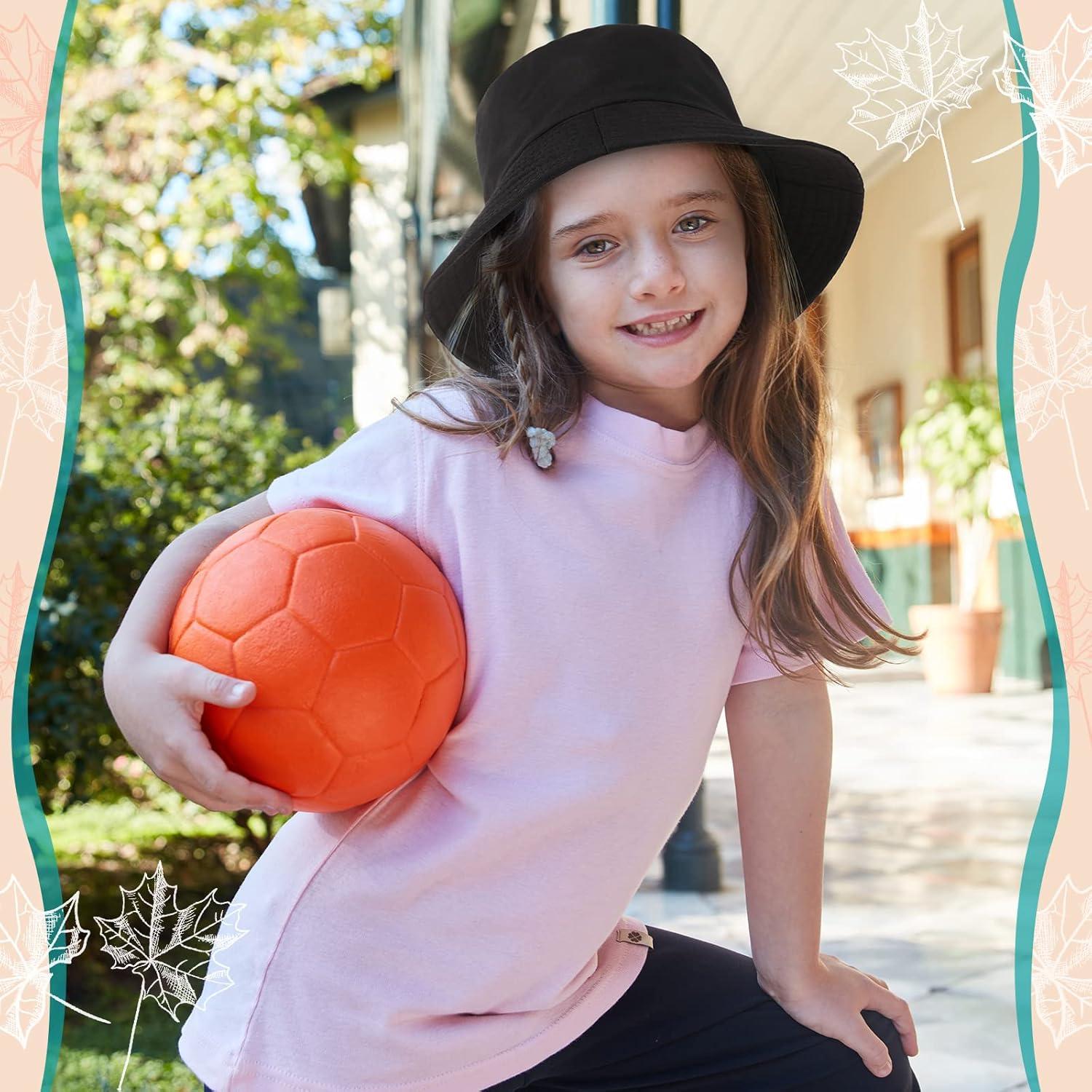 16 Sombreros de Cubo Plegables Unisex de Algodón Negro