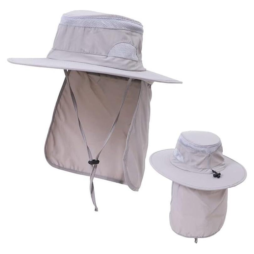 Sombrero de Protección Solar UV 50+ Unisex con Solapa para Cuello