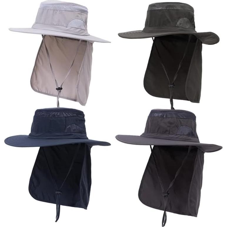 Sombrero de Protección Solar UV 50+ Unisex con Solapa para Cuello