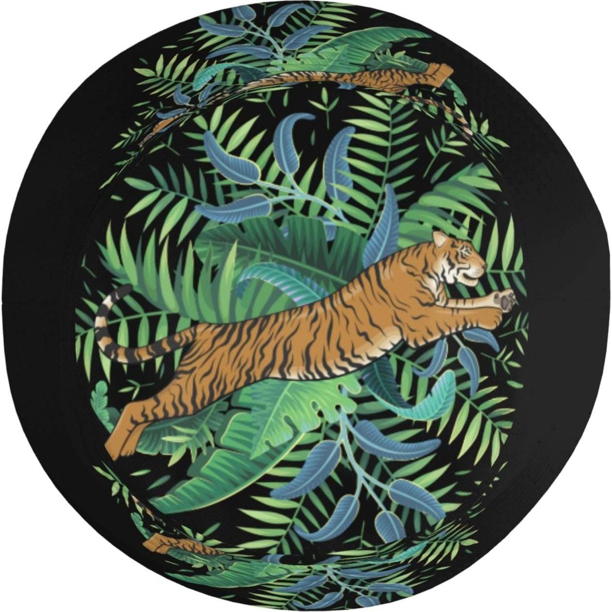 Sombrero de Cubo Plegable para Mujeres - Hojas de Tigre