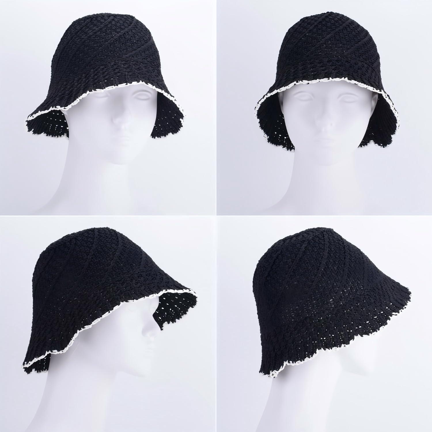 Sombrero de Cubo de Ganchillo EINSKEY para Mujeres - Protección UV