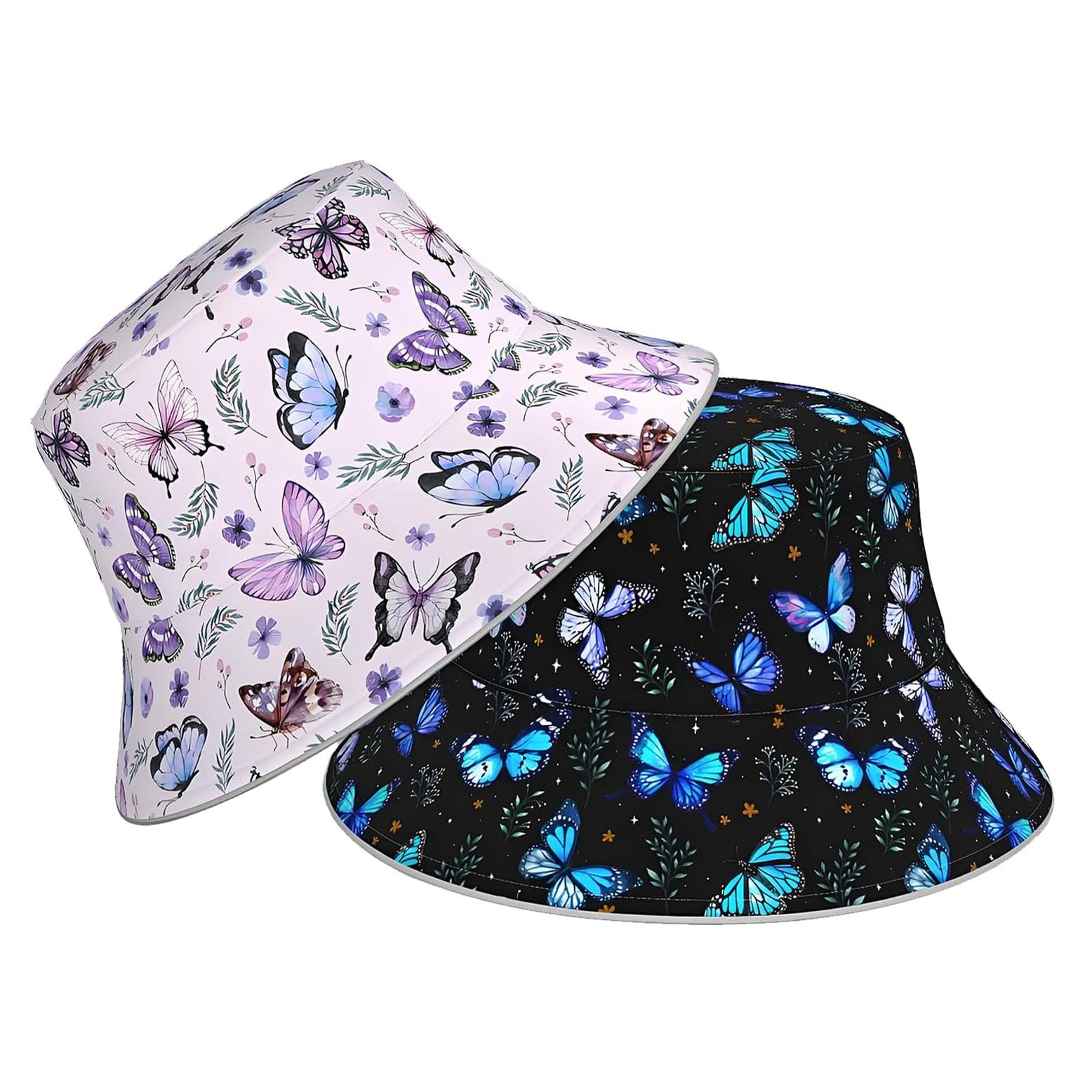 Sombrero de Cubo Plegable Doble Cara JSGM para Verano