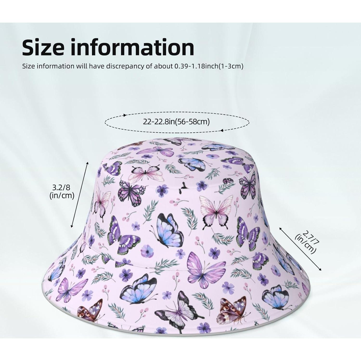 Sombrero de Cubo Plegable Doble Cara JSGM para Verano