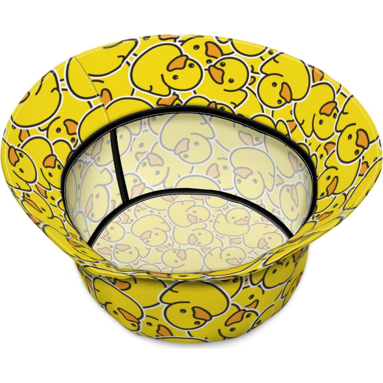 Sombrero de Cubo Plegable UV Pato Divertido para Mujeres y Hombres