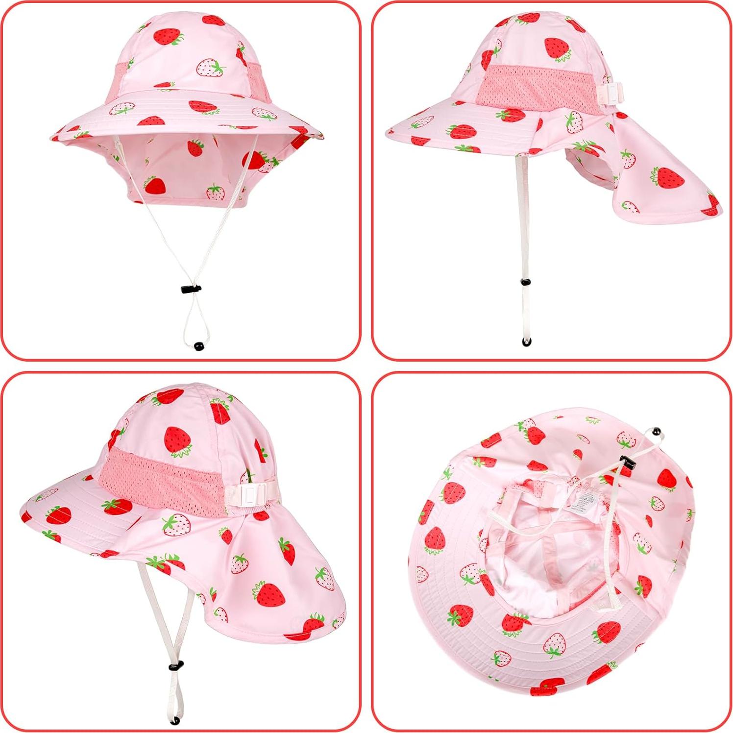 Sombrero de Sol UPF 50+ para Niños 2-7 Años - 2 Piezas