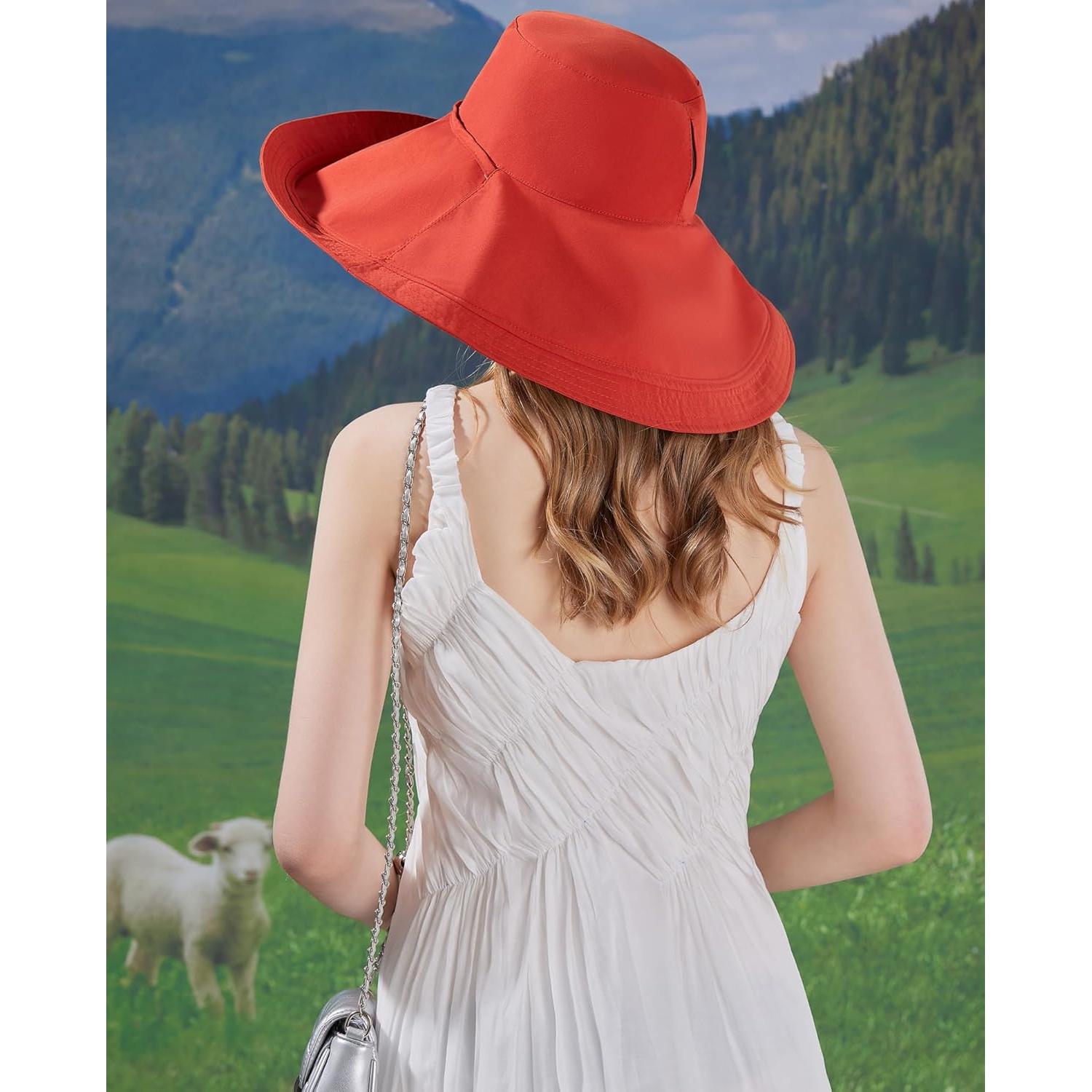 Sombrero de Playa Reversible HUAMULAN con Protección UV 17 cm