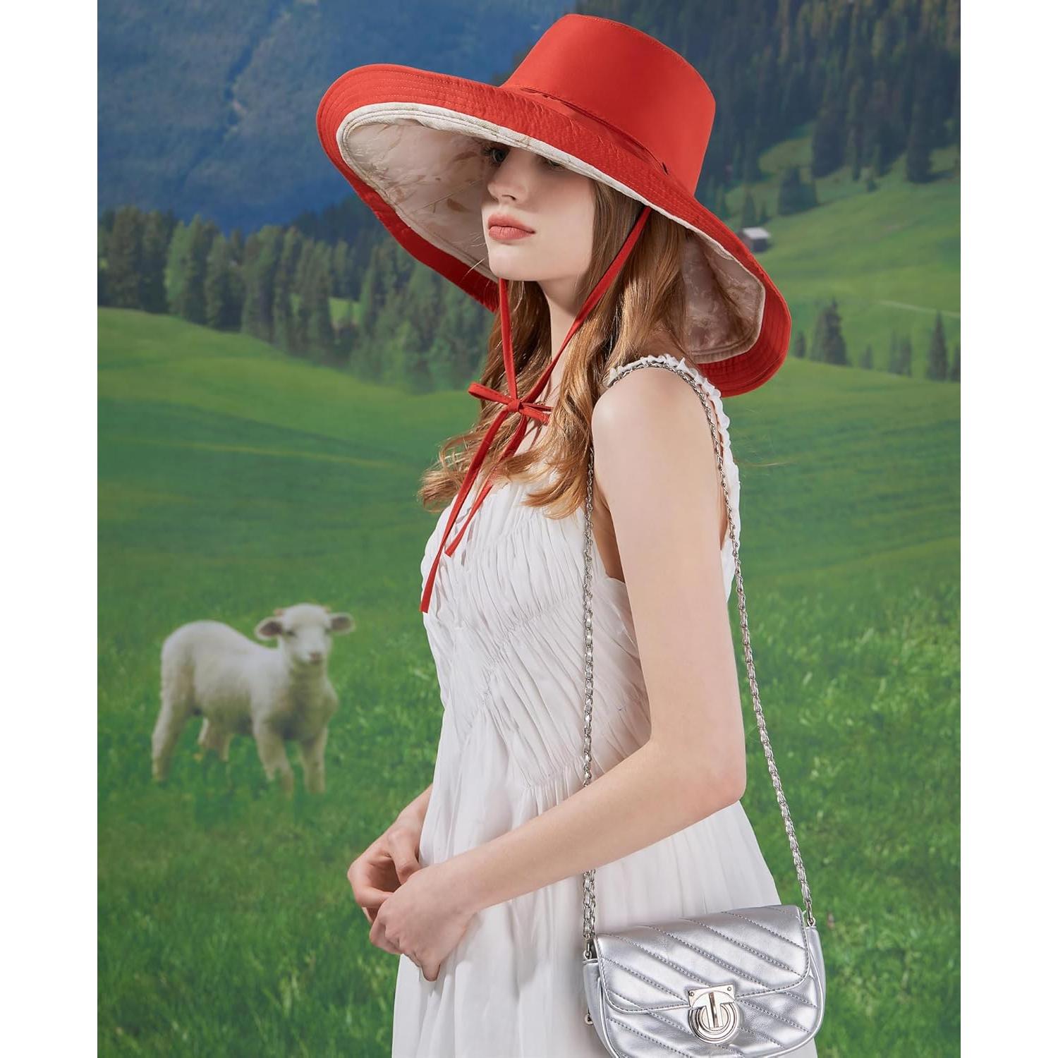 Sombrero de Playa Reversible HUAMULAN con Protección UV 17 cm