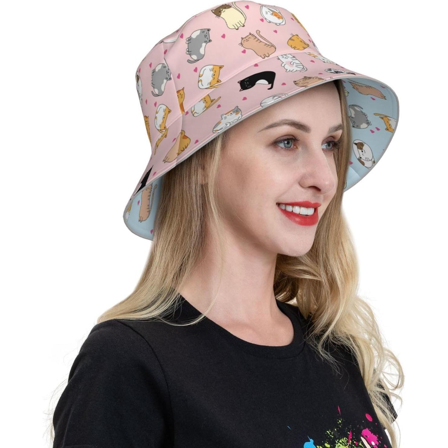 Sombrero de Cubo Reversible Unisex JGSSG - Verano Plegable