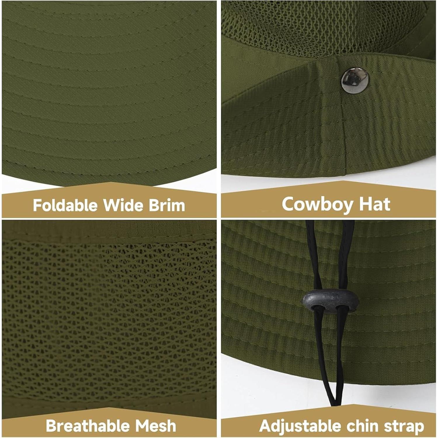 Sombrero de Pesca ZOORON UPF 50+ Transpirable Verde Militar