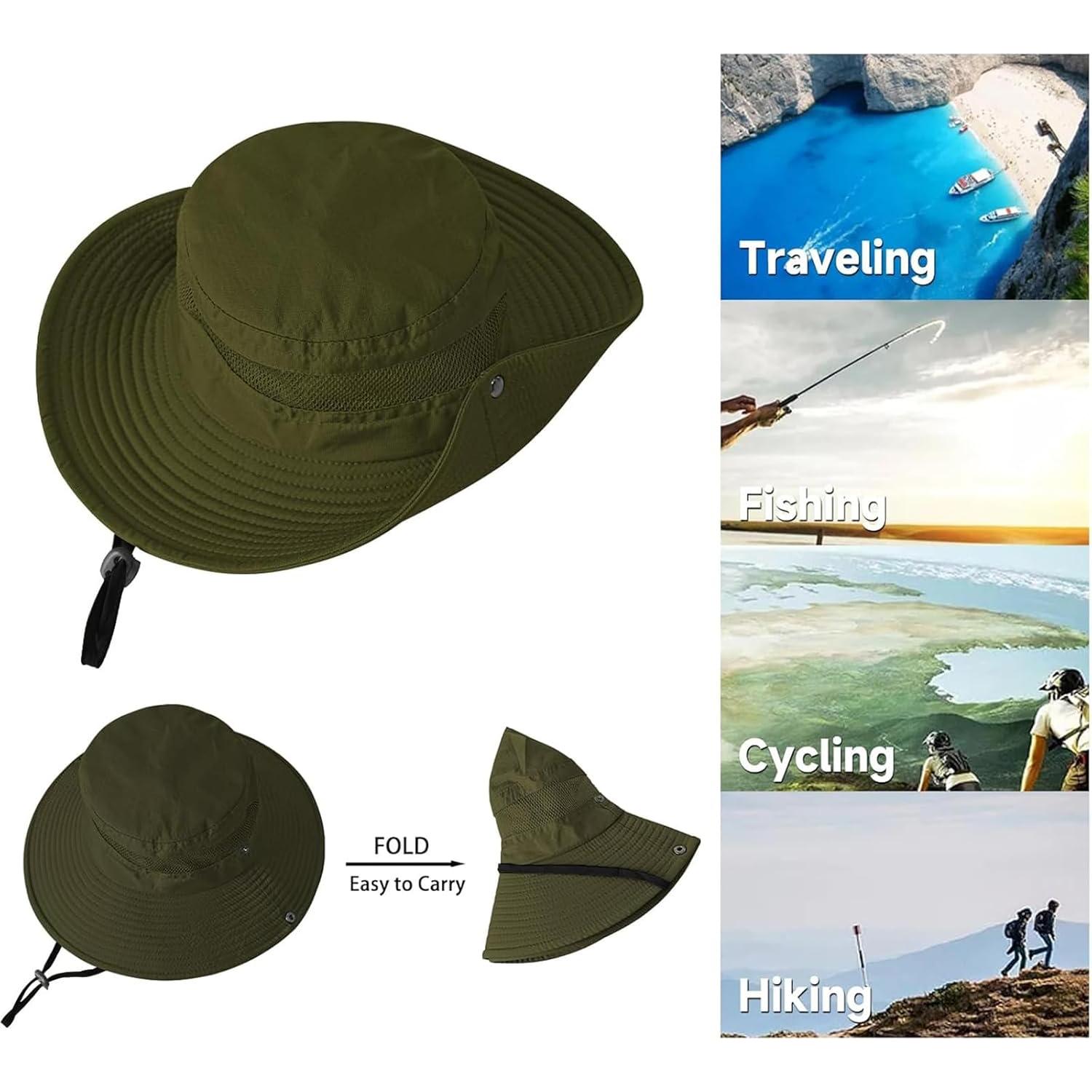 Sombrero de Pesca ZOORON UPF 50+ Transpirable Verde Militar