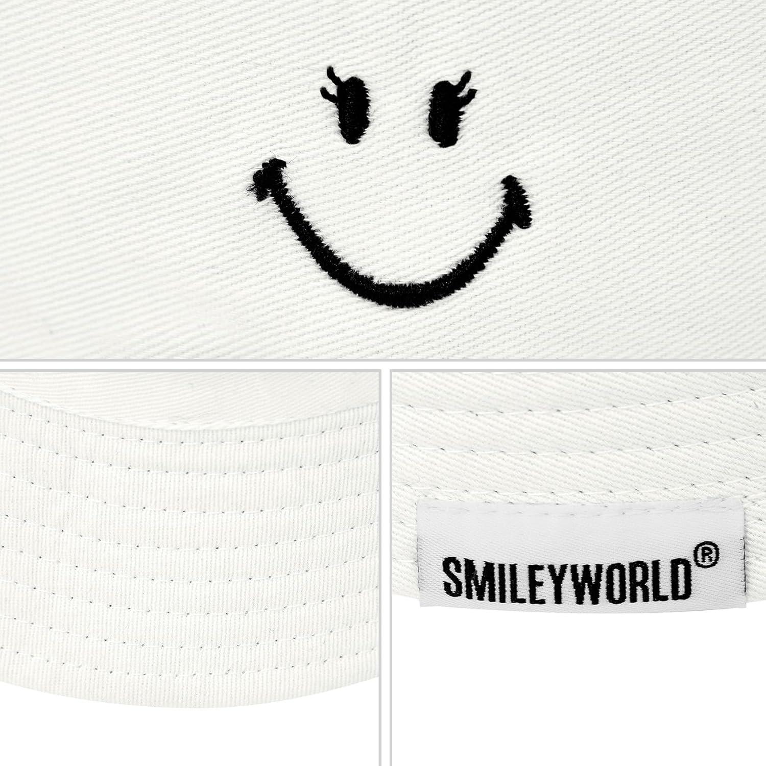 Sombrero de Cubo Reversible Durio Smiley para Hombre y Mujer
