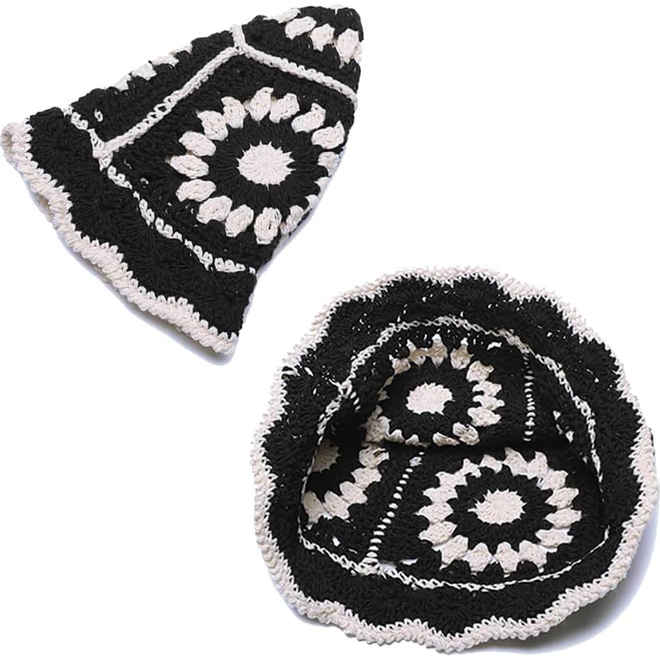 Sombrero de Cubo de Crochet para Mujeres XYIYI Hecho a Mano