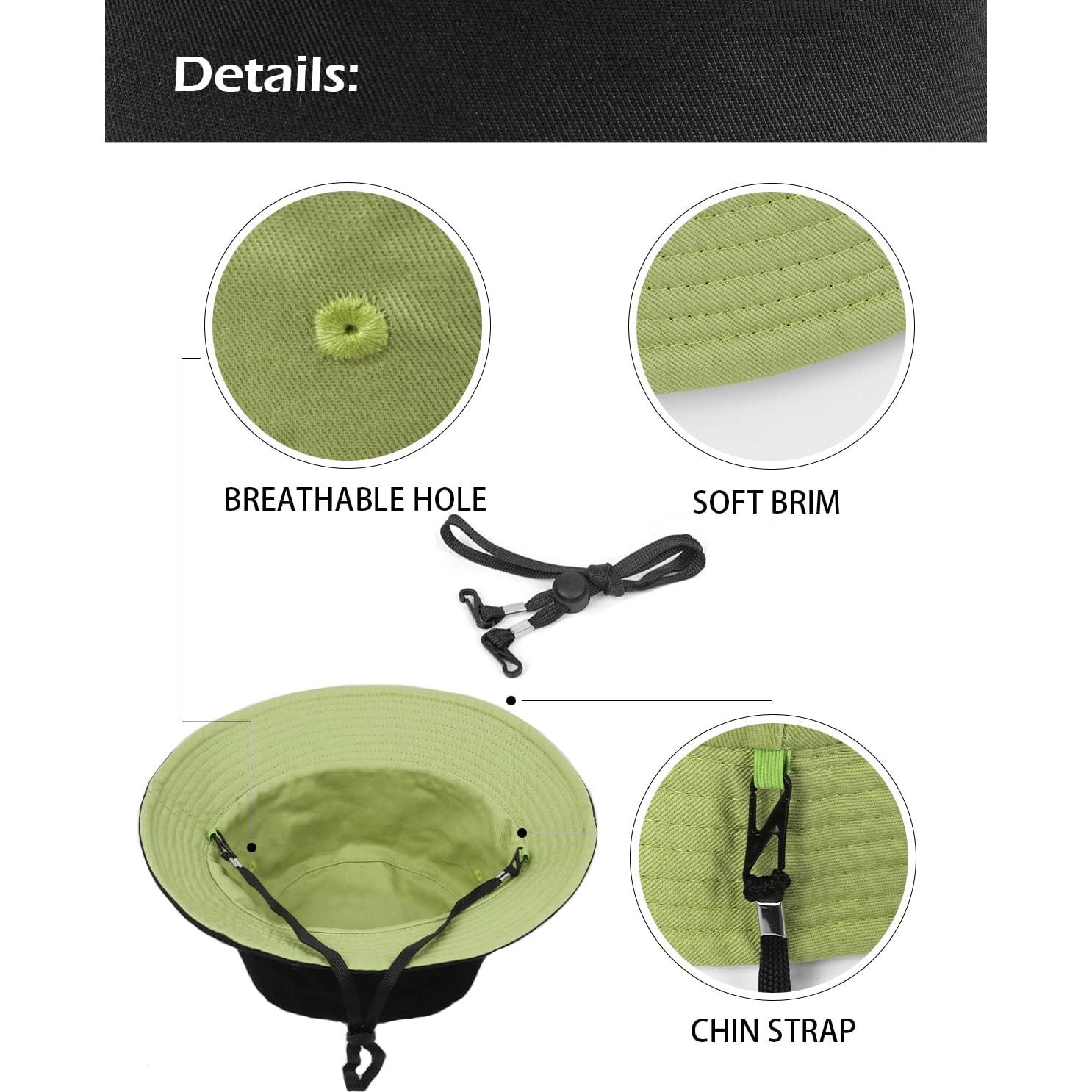 Sombrero de Cubo Reversible Zylioo XXL para Hombre y Mujer