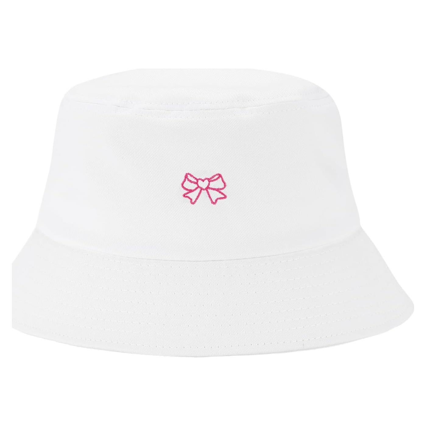 Sombrero de Cubo Bordado Algodón UPF 50+ Unisex Verano