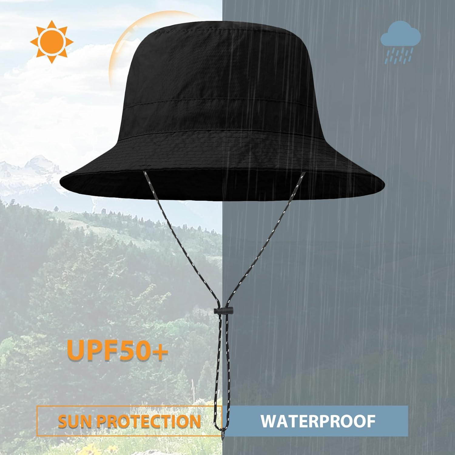 Sombrero de Cubo Impermeable Zando UPF 50+ Plegable Unisex