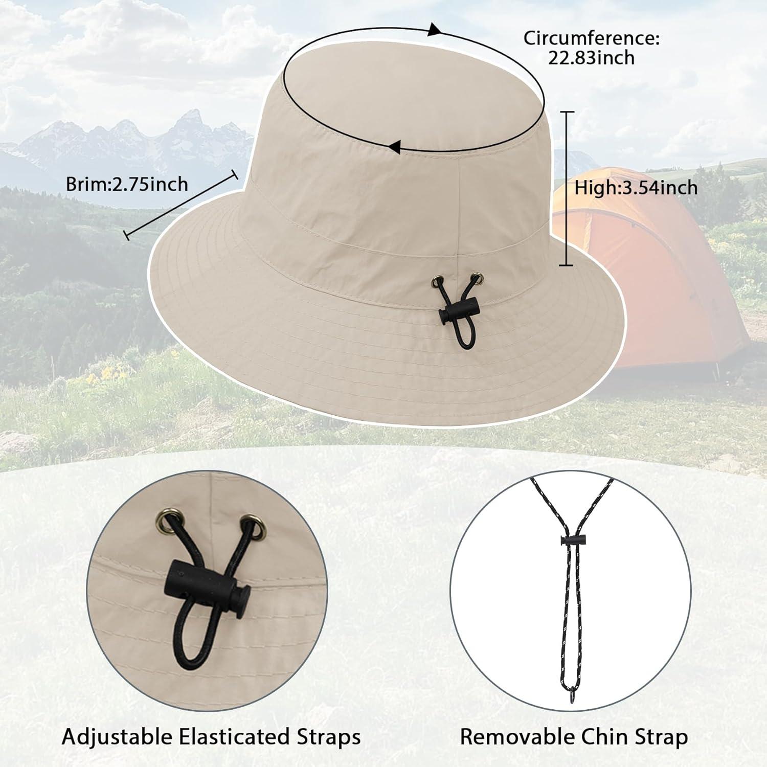 Sombrero de Cubo Impermeable Zando UPF 50+ Plegable Unisex