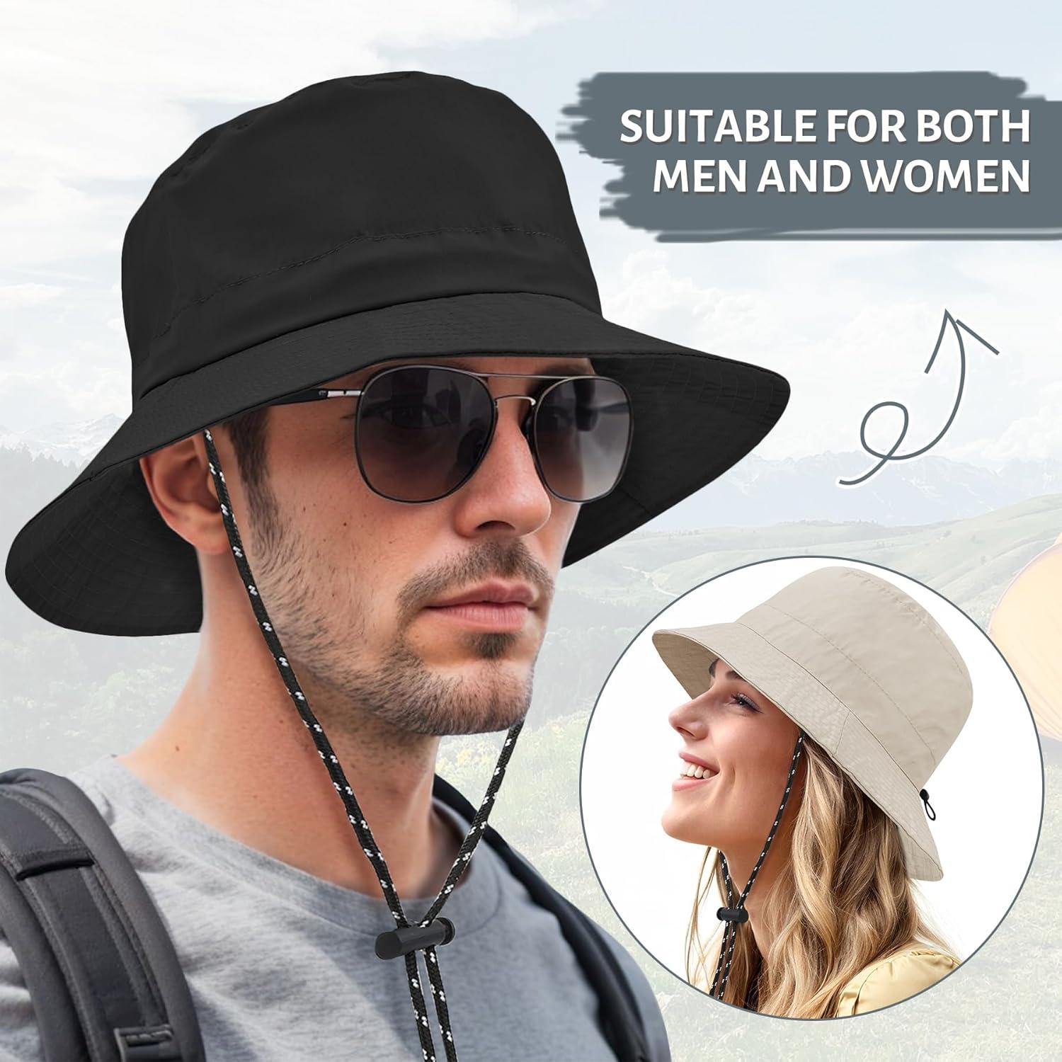 Sombrero de Cubo Impermeable Zando UPF 50+ Plegable Unisex