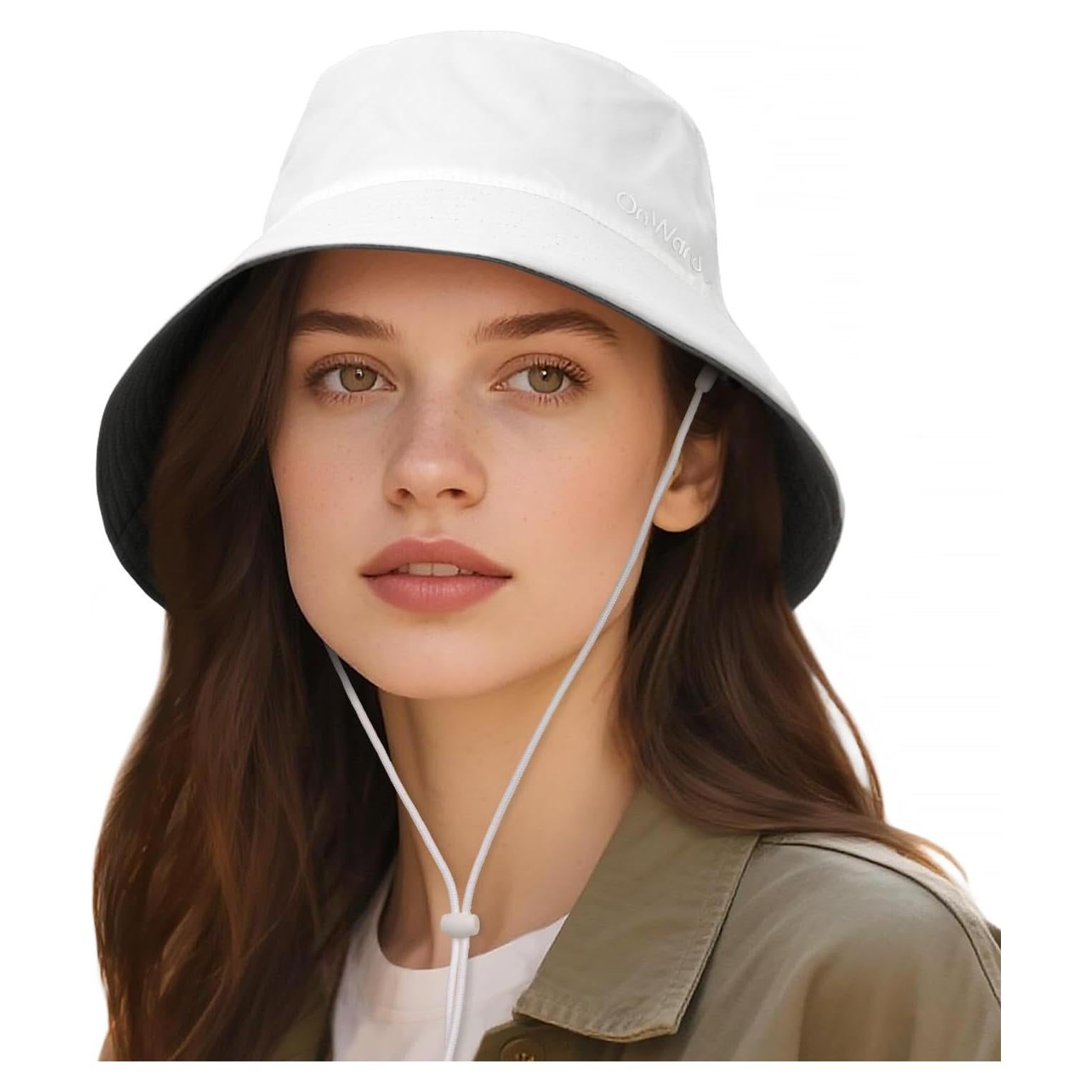 Cooling Bucket Hat for Women Men,Lightweight Wide Brim Sun Hat for Beach,Golf, Fishing,Moisture-Wicking&Foldable