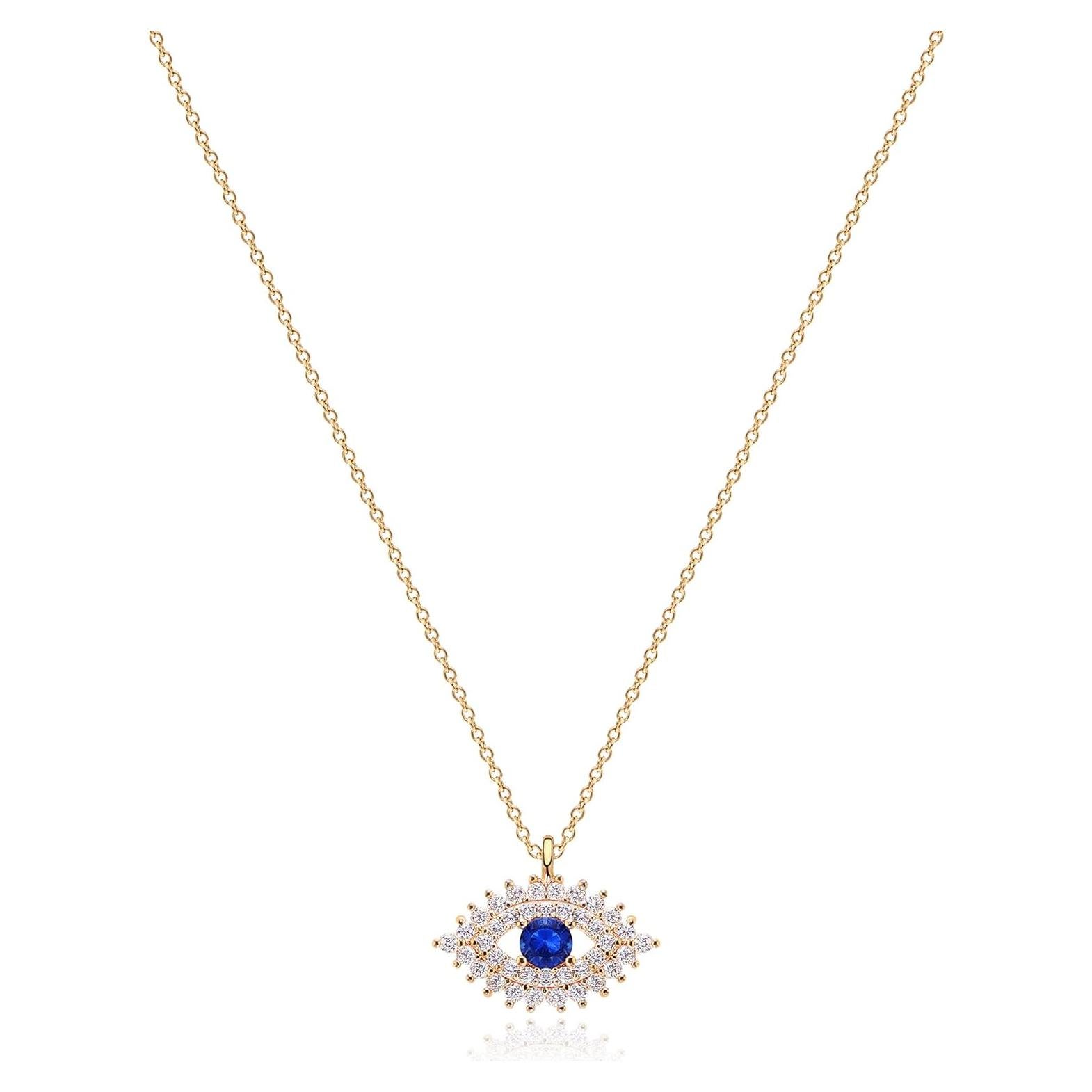 Collar de Ojo Maligno de Oro 14K Valloey Rover para Mujeres