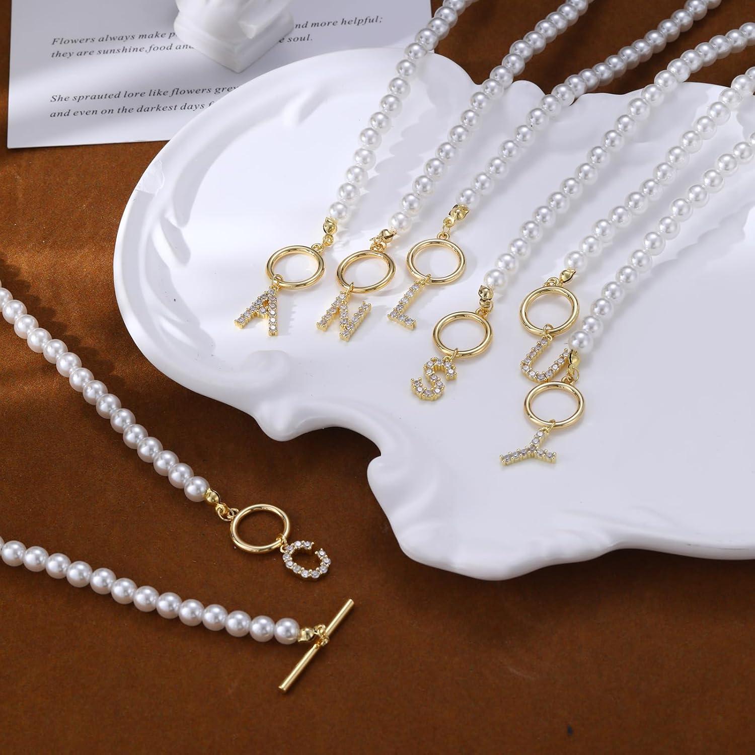 Collar de Perlas con Cierre de Palanca CAROVO para Mujeres 39.88 cm