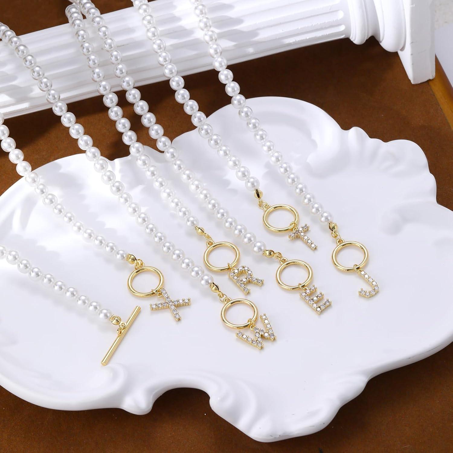 Collar de Perlas con Cierre de Palanca CAROVO para Mujeres 39.88 cm