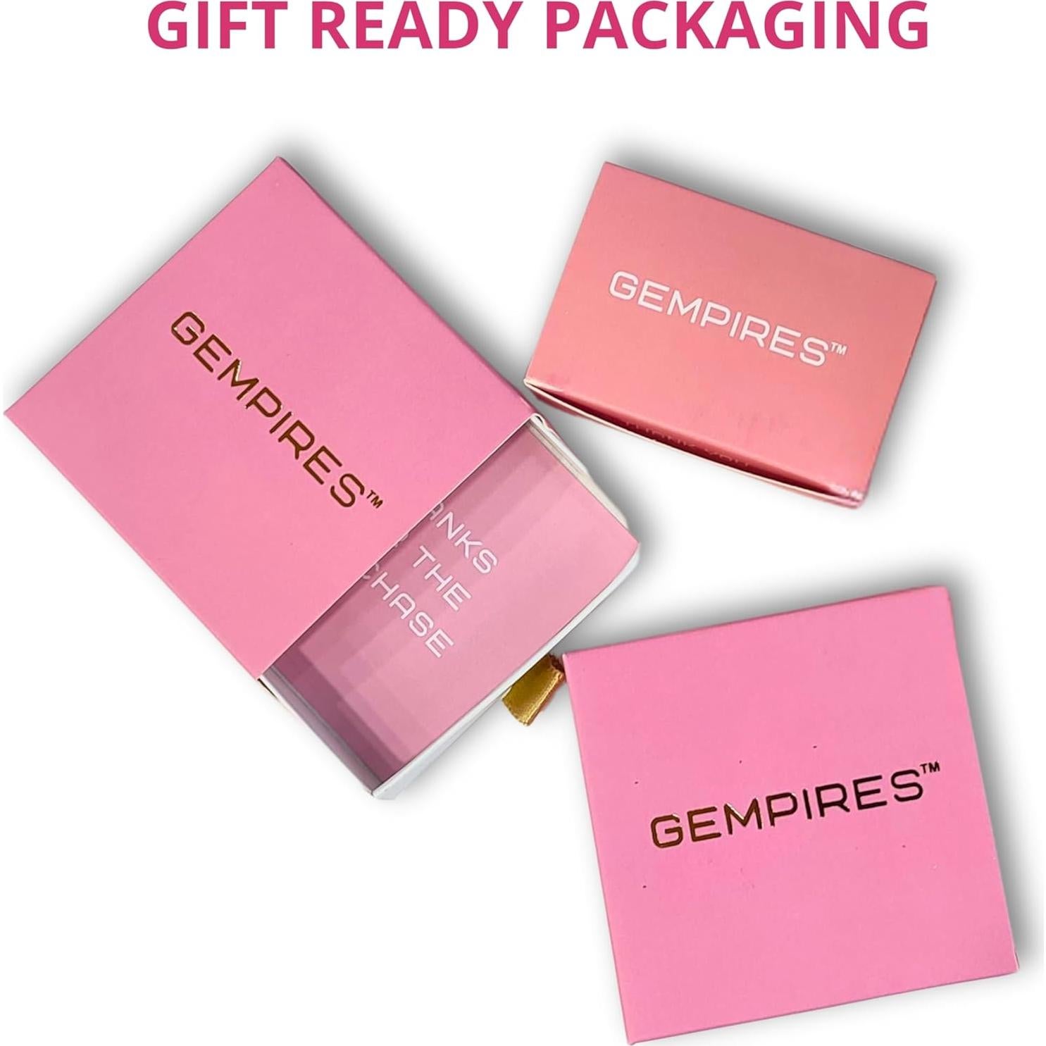 Collar Colgante Estrella del Norte Gempires Oro 14K Granate Rojo